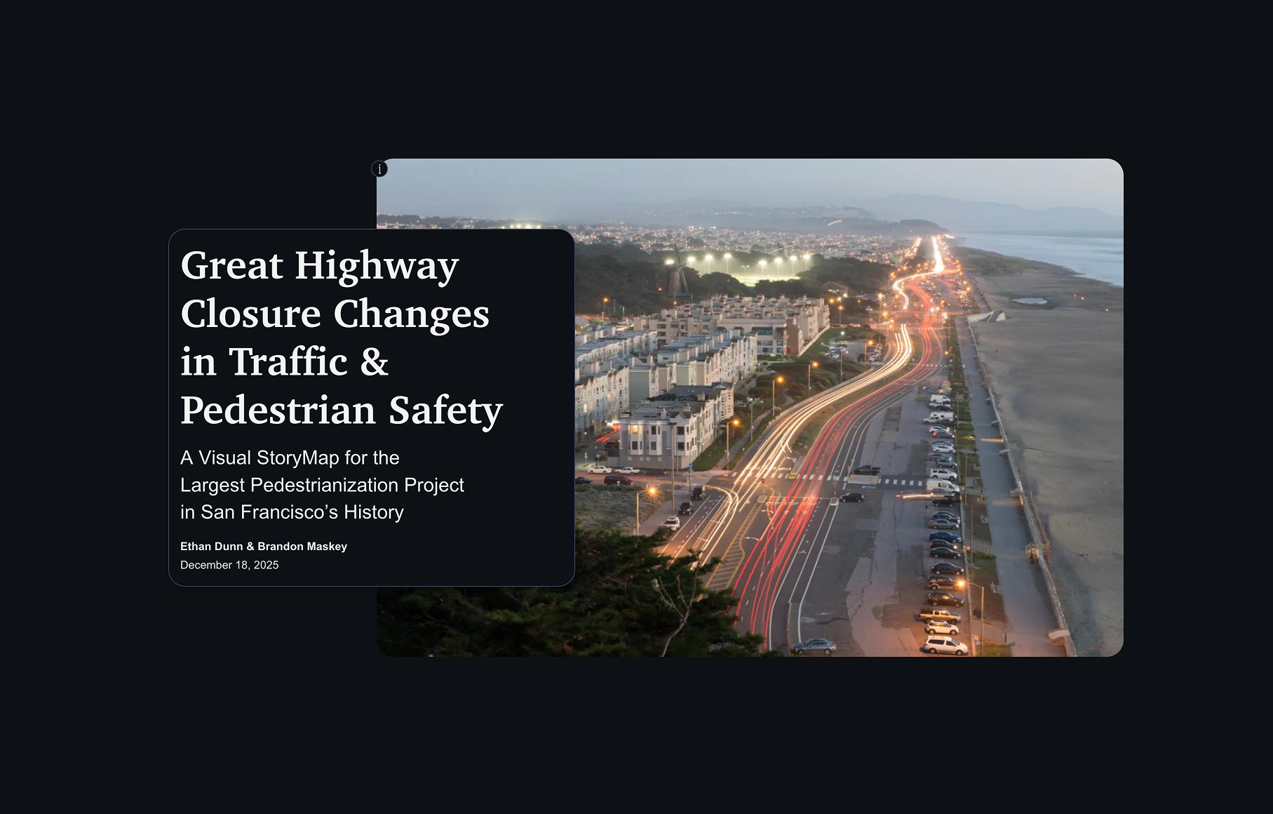 Great Highway Closure Changes in Traffic & Pedestrian Safety preview