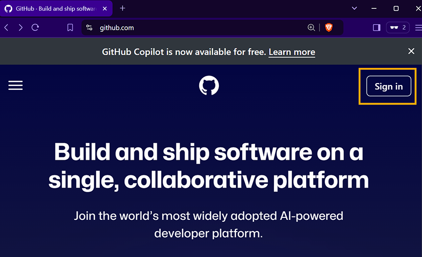 GitHub Homepage